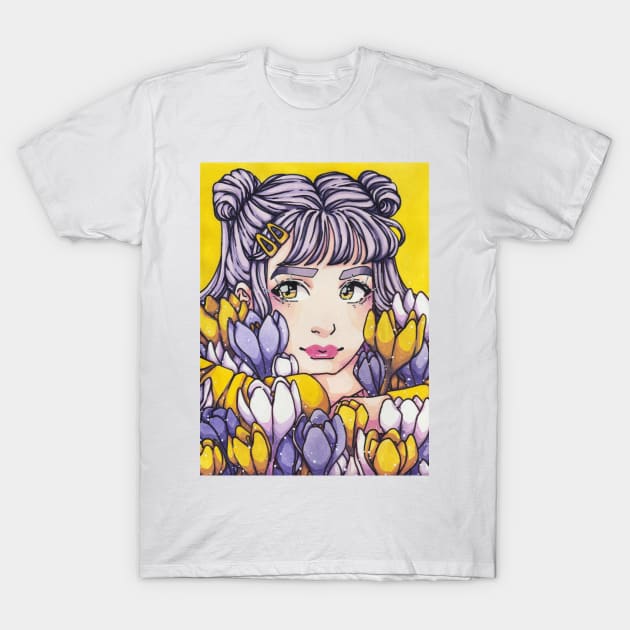 Crocus T-Shirt by bukkbianka